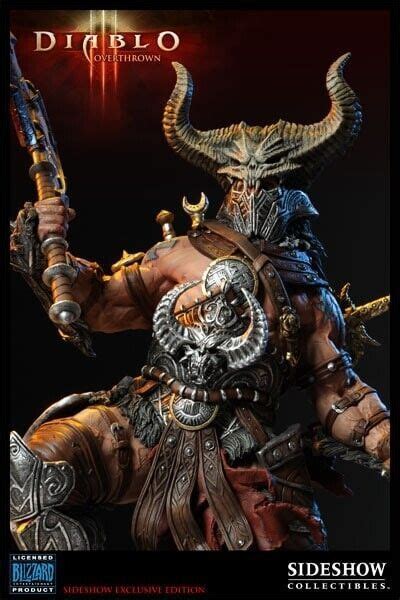 Diablo III OVERTHROWN Barbarian Statue Sideshow Exclusive Edition 海外