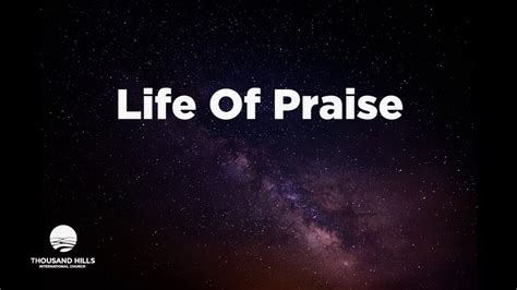 Life Of Praise Official Lyrics 2018 Youtube