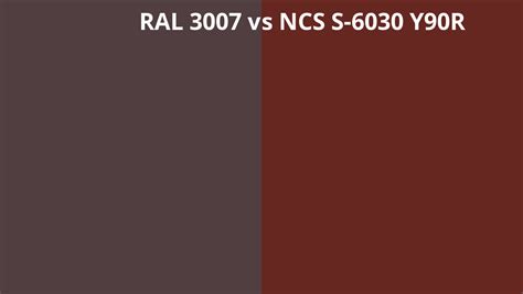 Ral 3007 Vs Ncs S 6030 Y90r Ral Colour Chart Uk