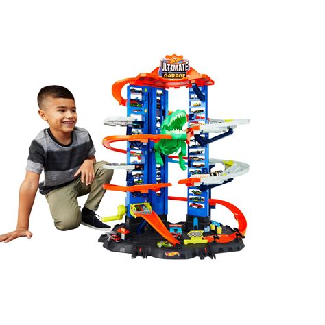 Buy Hot Wheels Ultimate Garage Track Set With 2 Toy Cars Hot Wheels