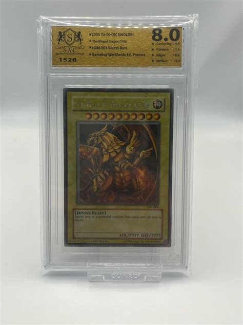 Konami Yu Gi Oh Graded Card The Winged Dragon Of Ra Catawiki