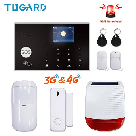 Tugard Tuya Smart Gsm G G Wifi Sistema De Alarma Antirrobo De