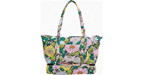 Vera Bradley Deluxe Travel Tote In Bloom Boom Floral Compare Prices