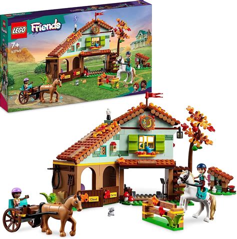 LEGO 41745 Friends Autumns Reitstall Set Mit 2 Spielzeug Pferden