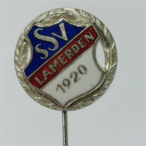 Fussball Anstecknadel SSV Lamerden 1920 FV Hessen Kreis Kassel 23 90