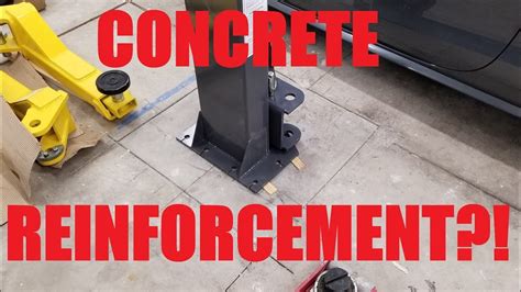 Car Lift Concrete Reinforcement How To Reinforce Cement For An Auto Lift Super Garage Video