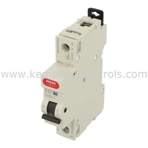 MEM Classic MBH140 MEM CLASSIC MEMSHIELD 2 MCB CIRCUIT BREAKER 40A