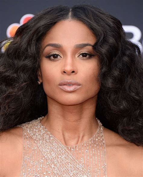 Ciara wearing Le Vian morganite stud earrings. #Ciara #accessories #