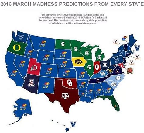 Who Did New Hampshire Pick To Win The NCAA Basketball Tournament? [MAP]