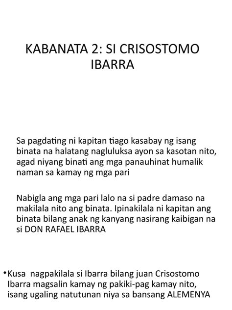 Kabanata 2 Noli Mepptx Pdf