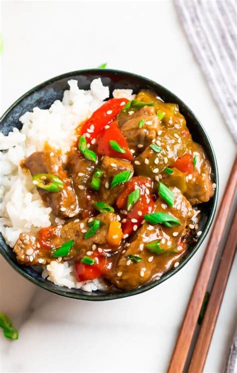 Crock Pot Pepper Steak Easy Healthy Recipe WellPlated