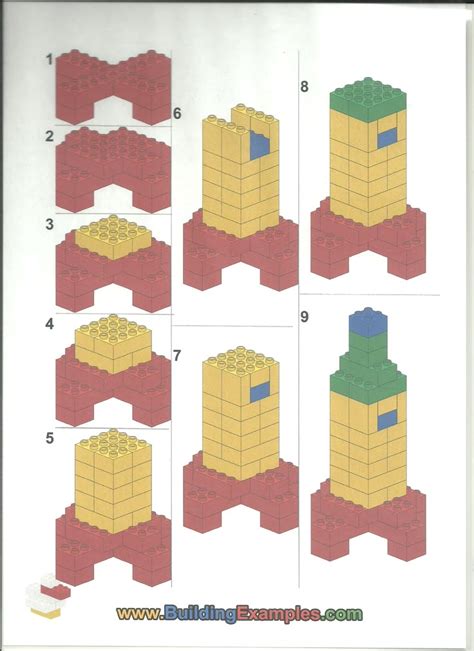 Bouwplan; raket maken, lego | Лего задания, Лего поделки, Лего проекты