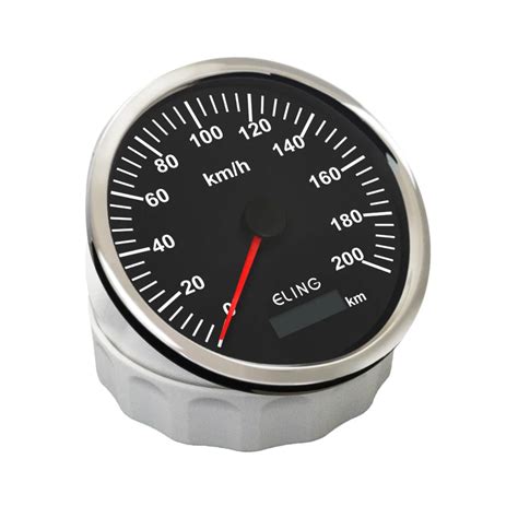 ELING Newest 110mm GPS Speedometer 0 200km H With Red And Yellow