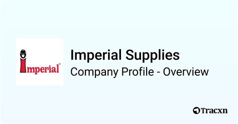 Imperial Supplies Company Profile Tracxn