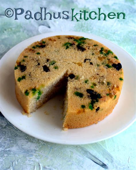 Eggless Rava Cake Sooji Cake Semolina Sweet Cake Recipe Padhuskitchen