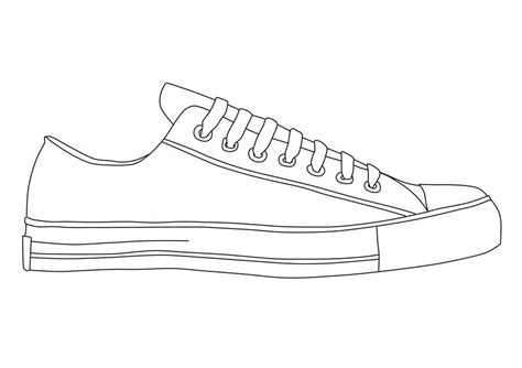 Converse | Shoe template, Shoes drawing, Designer shoes