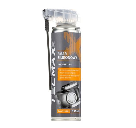 Lubrifiant de silicone TECMAXX 14 001 pulvérisable contient du