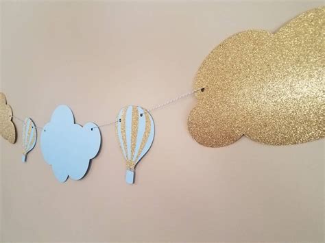 Places You Ll Go Birthday Hot Air Balloon Baby Shower Etsy