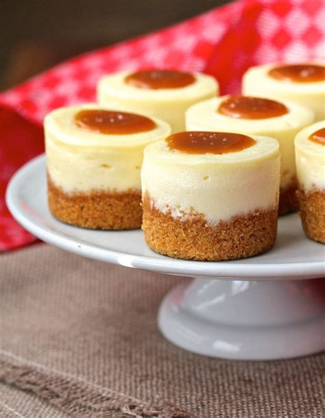 Mini Cheesecakes With Salted Caramel Karen S Kitchen Stories