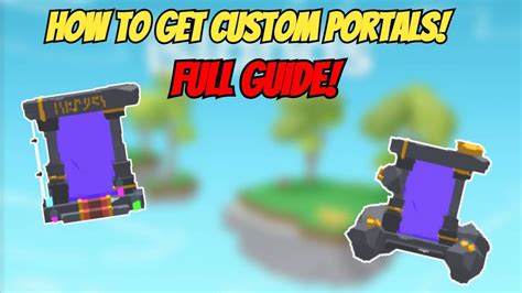 HOW TO GET CUSTOM PORTALS Roblox Islands YouTube