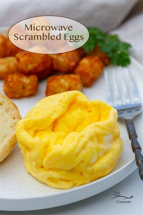 Microwave Scrambled Eggs Are Light And Fluffy Eggs That Make For A