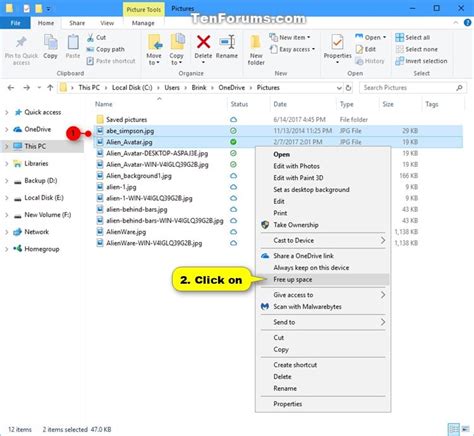 Free Up Space From Locally Available Onedrive Files In Windows