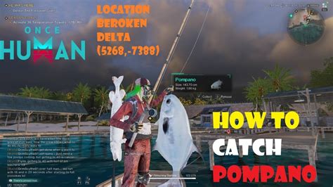 How To Catch Pompano Fish Once Human Youtube