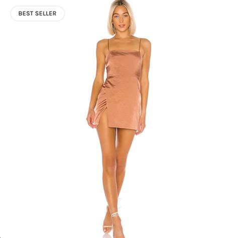 Superdown Dresses Gianna Slit Mini Dress In Nude Superdown Poshmark