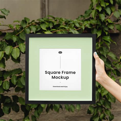 Free Frame With Hand Mockup Mockupbee