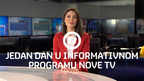 Jedan Dan U Informativnom Programu Nove Tv I Dani Medijske Pismenosti