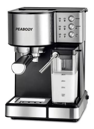 Cafetera Express Capsulas Espumador Bares Lts Peabody