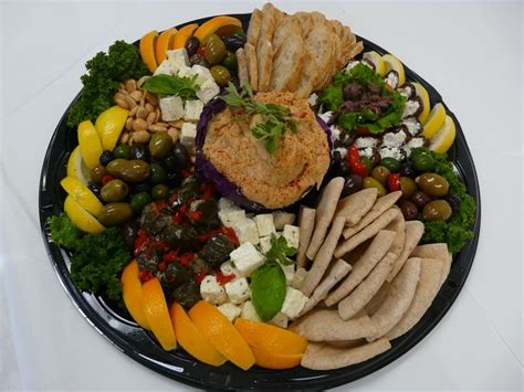 mediterranean platter | Mediterranean platters, Party trays, Food