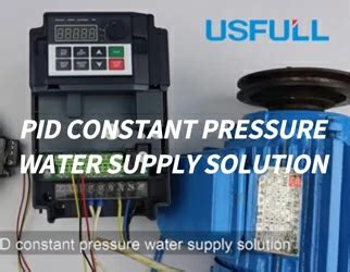 Vfd Constant Pressure Setup Usfull