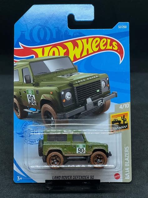 Hot Wheels Land Rover Defender Green Carshoping