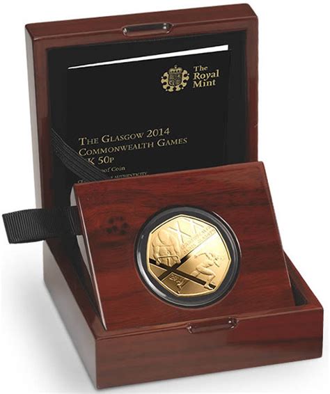 Pence Elizabeth Ii Commonwealth Games Gold Proof Reino Unido