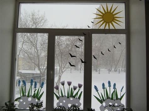 Декорируем окна к весне