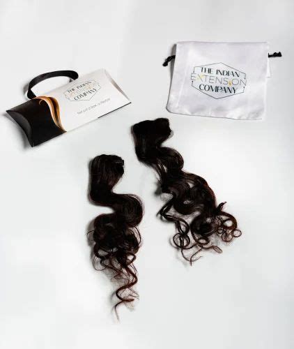 Curly Hair Strands (Jet Black) at Rs 950/kg | Curly Hair Extensions in ...