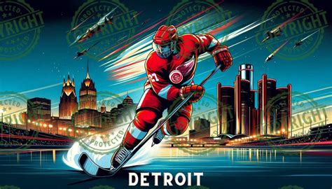 Detroit Red Wings Inspired Art Download - Etsy