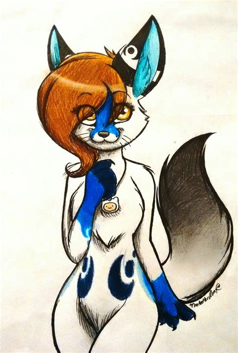 Contest Entry Kira Anthro Form By Mittz The Trash Lord On Deviantart