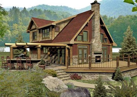 Tahoe Crest Log Home Floor Plan By Wisconsin Log Homes