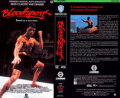 VHS Cover Scans Bloodsport 1988