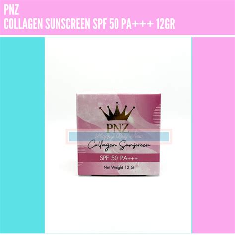 Jual Pnz Collagen Sunscreen Spf Pa Gr Sunscreen Thailand Ori