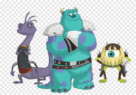 Johnny Worthington Monsters Inc Fã De Arte Punho Do Desenho Animado