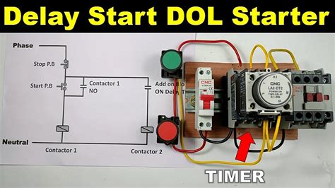 Sequence Dol Starter Connection By Using Two Contactors And Add On