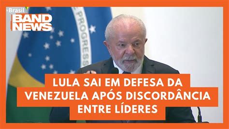 Lula Não é possível que não tenha o mínimo de democracia na Venezuela