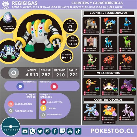 Pokestgo on Twitter Regigigas el Pokémon Legendario responsable de