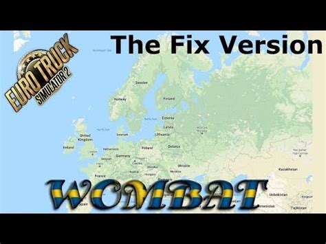 Truckin With Wombat Ets Promods Europe Edition Map Combo