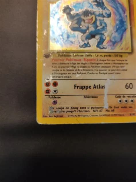 Carte Pok Mon Mackogneur Re Dition Set De Base Holo Wizards