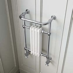 Gibraltar Slimline Small White Traditional Heated Towel Radiator Flat