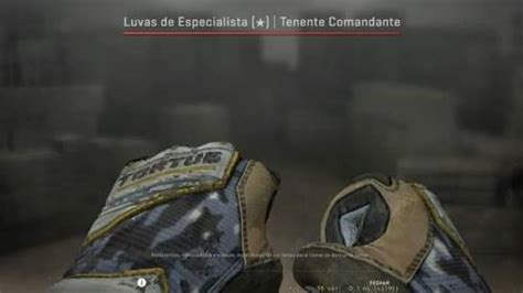 Luva Especialista Tenente Comandante Counter Strike Skins Ggmax